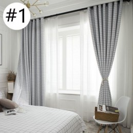 Ruutumainen Pimennysverho Mittatilaustyönä, Geometrinen Verho Makuuhuoneeseen, Olohuoneeseen