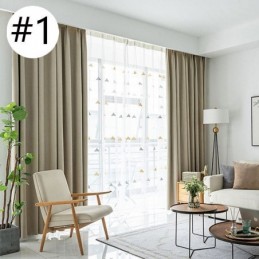 Väriä Puhdas Väri Hieno Pellava Makuuhuone Olohuone Varjostus Lämmöneristysverho Mittatilaustyönä Tehty Verho