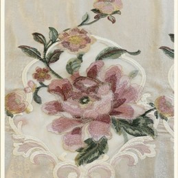 Kotiverhot Mittatilaustyönä Tehdyt Verhot Eurooppalaistyylinen Kukkakirjonta