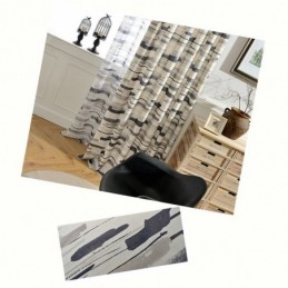 Abstrakti Värikäs Verho Mittatilaustyönä Tehty Verho Lastenhuoneeseen Olohuoneeseen