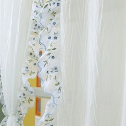 Modernit Jacquard-Läpikuultavat Verhot Pohjoismaiseen Ikkunakäsittelyyn Olohuoneeseen