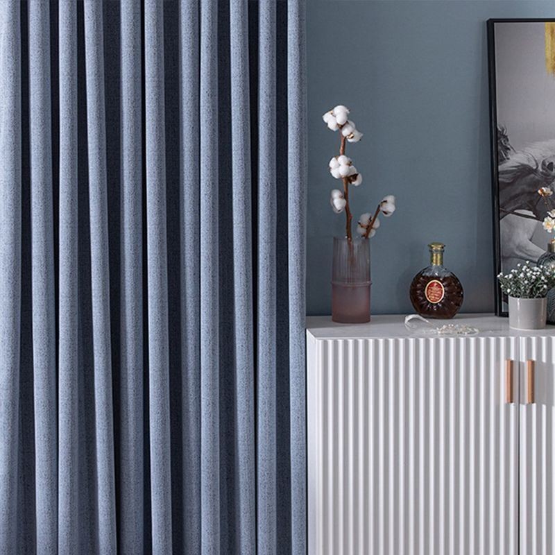 Moderni Yksivärinen Verho Mittatilaustyönä Tehty Pimennysverhot Olohuoneeseen