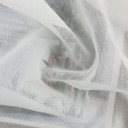 Moderni Kukkakuvioinen Verho Mittatilaustyönä Tehty Tylli-Ikkunaverho Olohuoneeseen Ja Makuuhuoneeseen