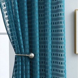 Nordic Sheet Curtain Mittatilaustyönä Verho Yksinkertaiset Voile-Verhot Olohuoneeseen Makuuhuoneeseen